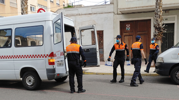 Protecció Civil col·labora amb el Banc d'Aliments