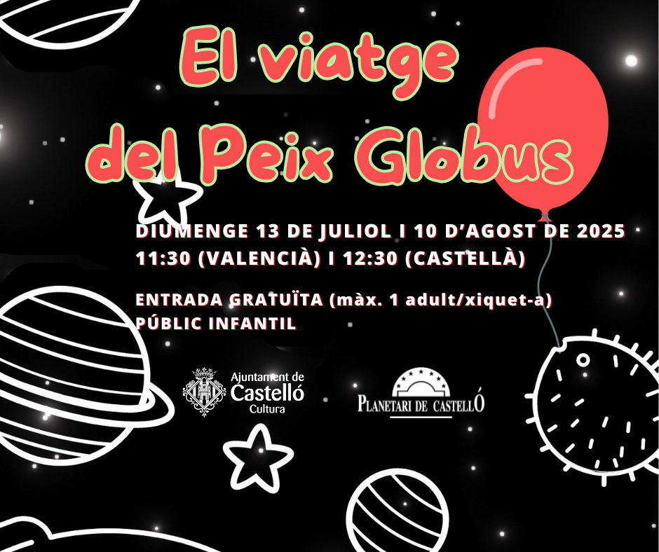 Viatge del Peix Globus - 13/juliol i 10 d'agost