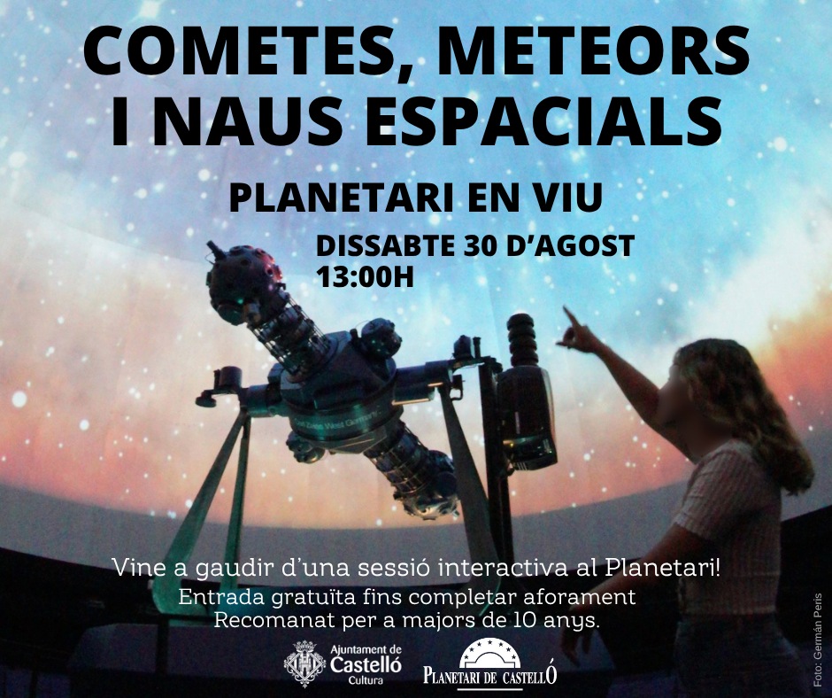 Planetari en viu del 30 d'agost de 2025