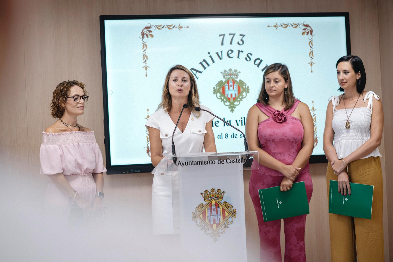 Castellón arranca el miércoles la conmemoración del 773 Aniversario de su fundación con más de 20 actos para todos los públicos