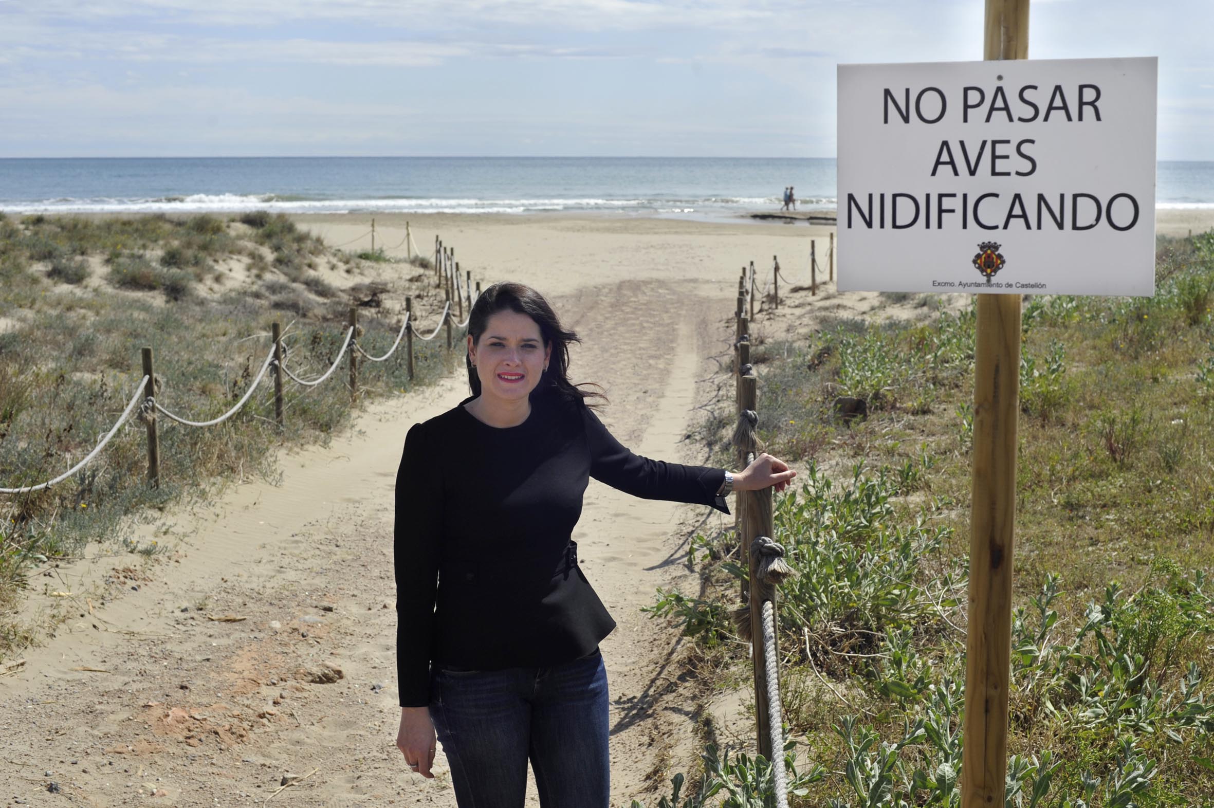 las dunas con actividades en la playa del Serradal.jpg