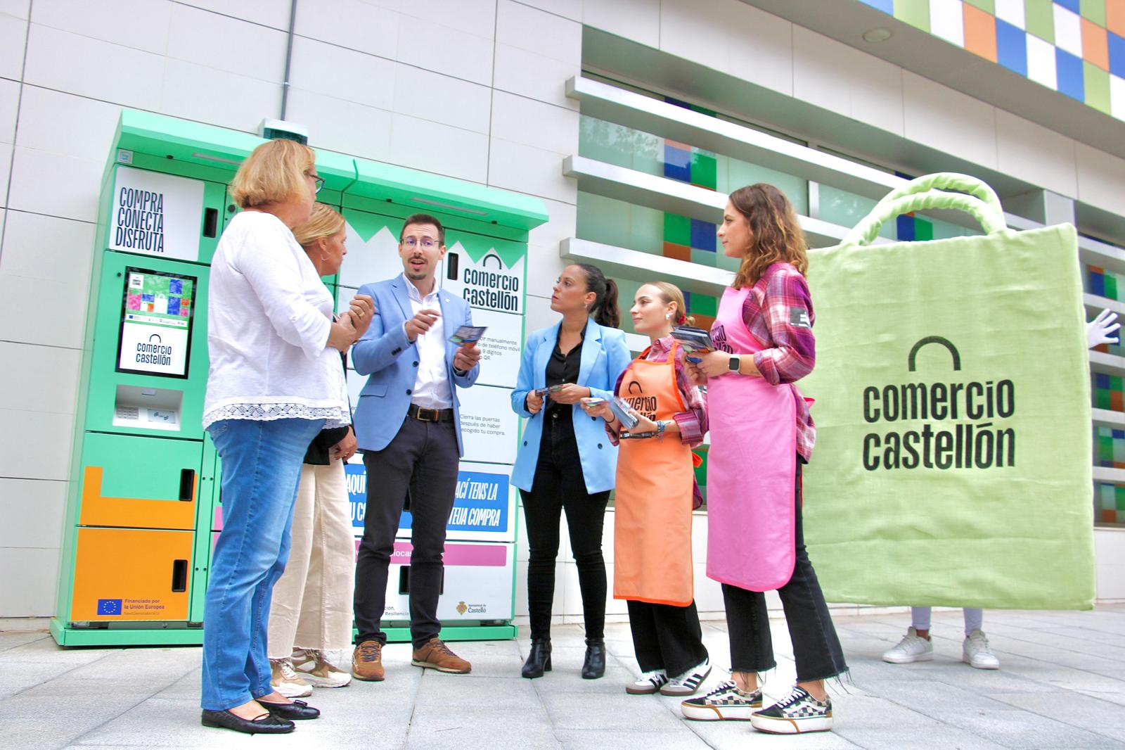 Castellón comienza en el Grao la campaña de promoción del Marketplace y las nuevas taquillas inteligentes que acercarán los productos frescos de los mercados municipales a todos los rincones de la ciudad