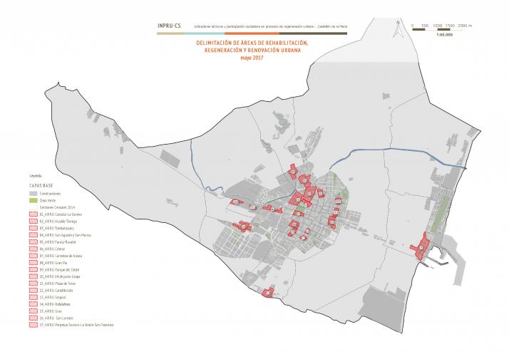 21-05-22 areas de rehabilitacion, regeneracion y renovacion urbana del Plan General de Castello.jpg