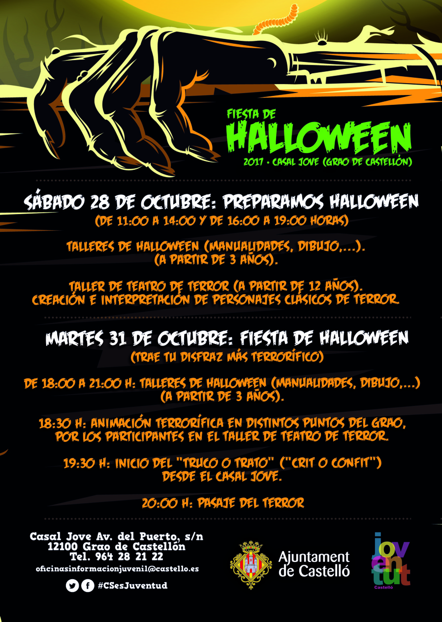 27-10-2017 Joventut organitza una gran festa per a celebrar la Nit d_Halloween en el Casal Jove del Grau.jpg