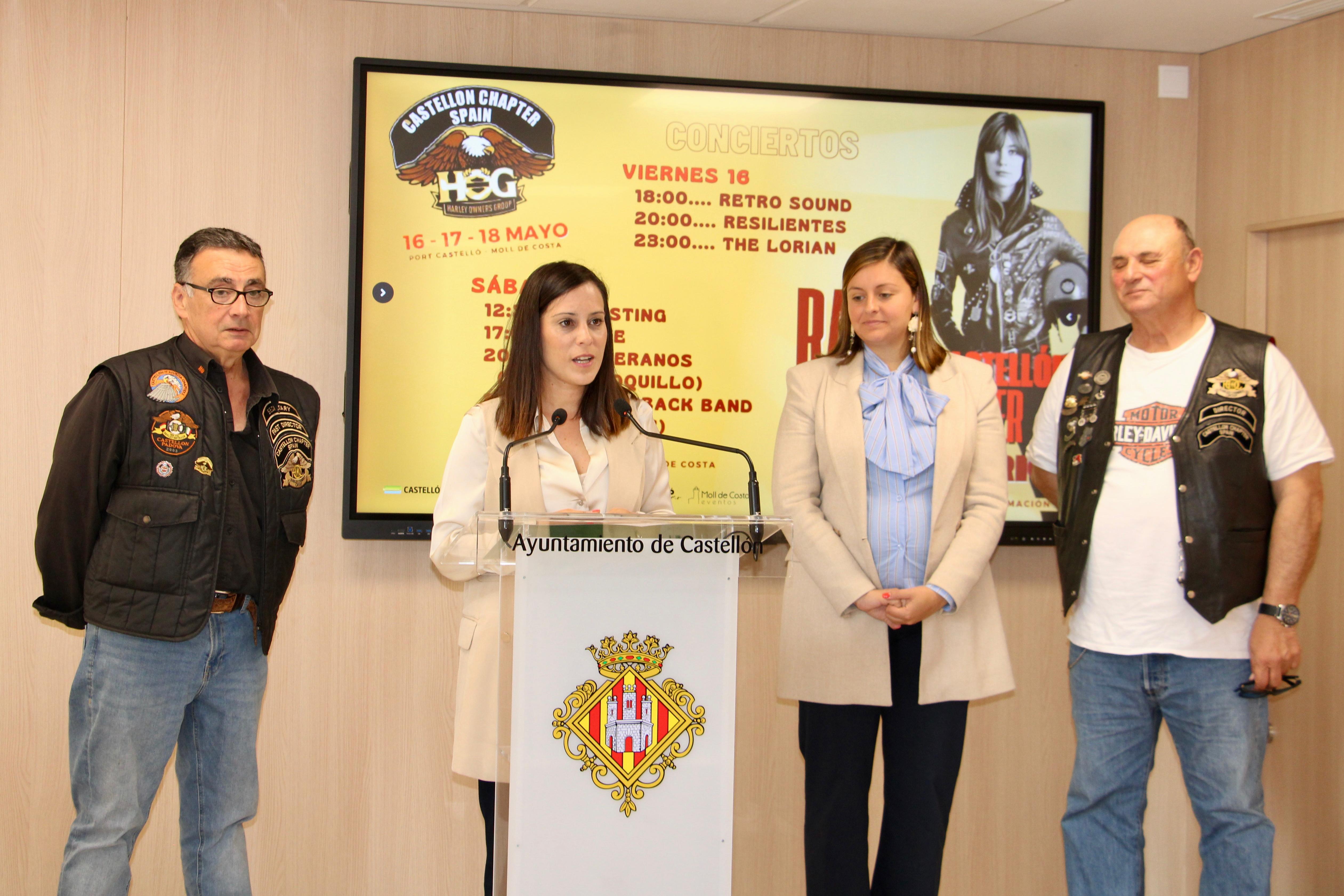 Castellón reunirá a más de 2.000 moteros en el Grao con motivo del 25 aniversario del Club Harley Davidson Castellón Chapter
